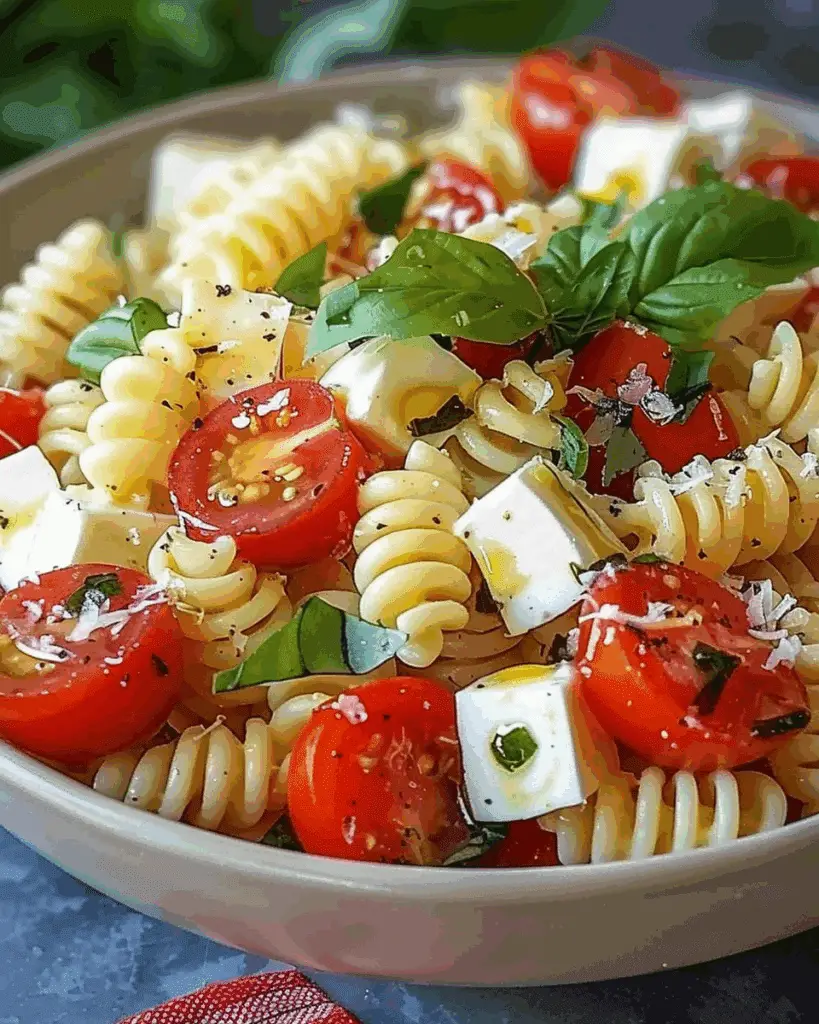 Best Caprese Pasta Salad