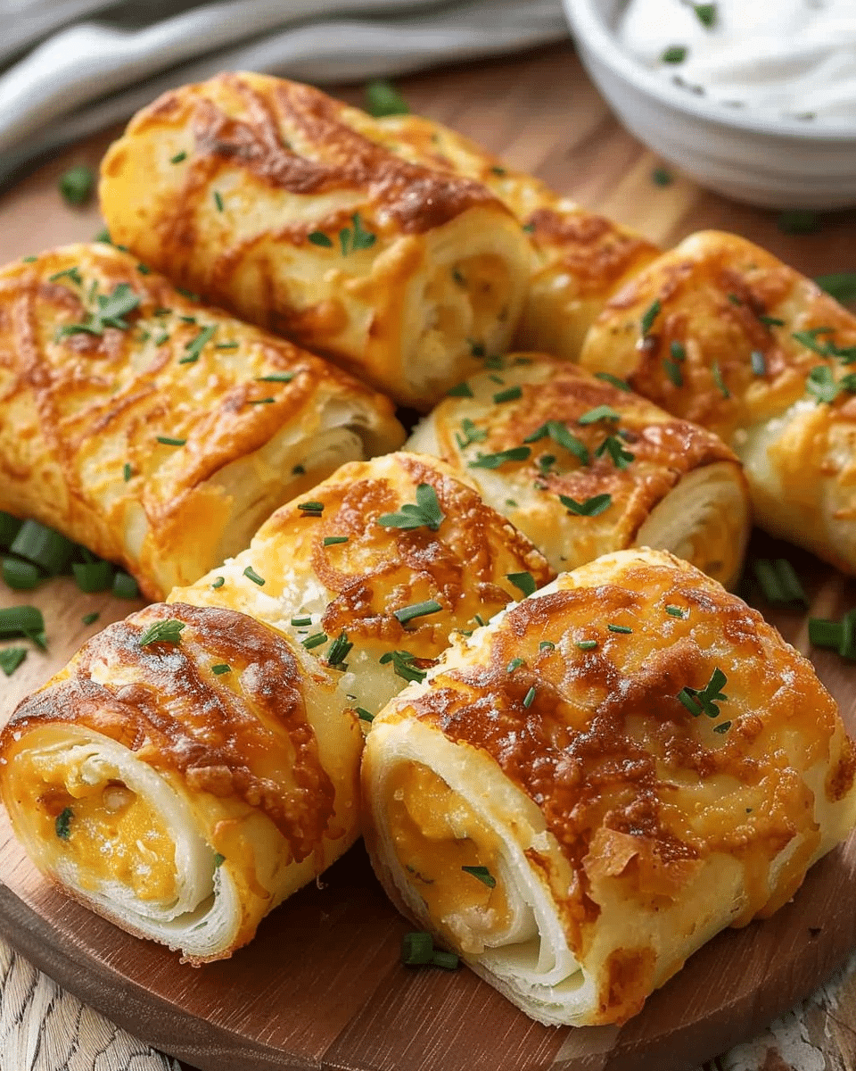 Cheesy Garlic Butter Rollups