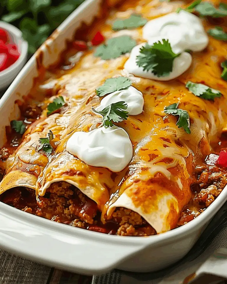 Ground Beef Enchiladas