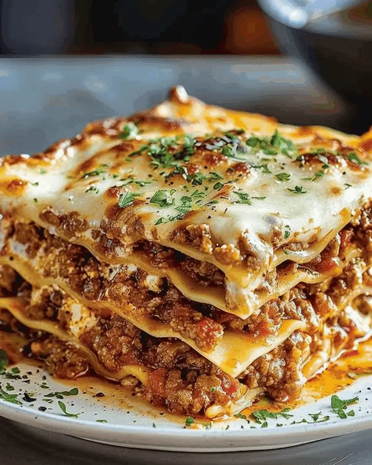 Irresistible Homemade Lasagna