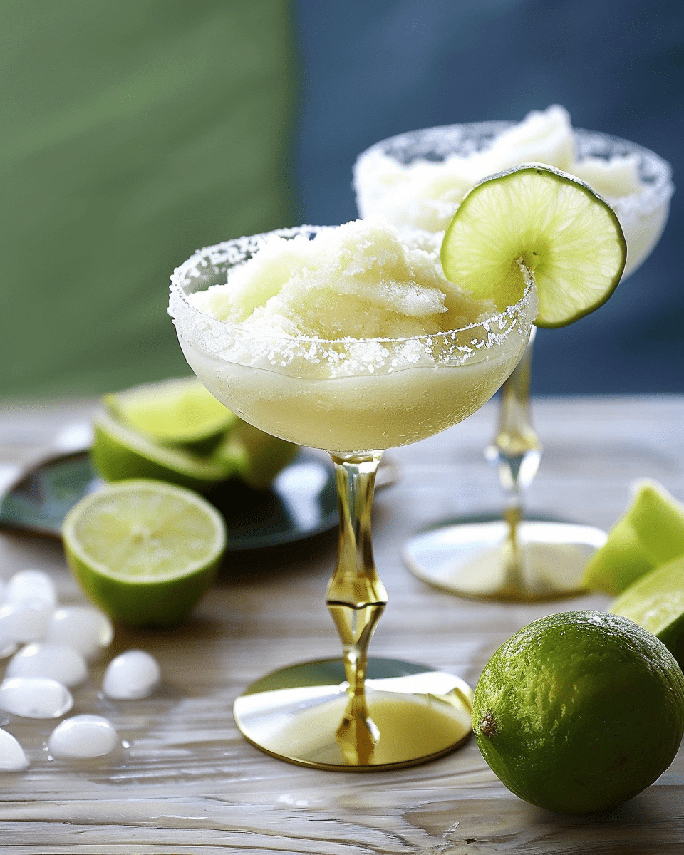 Non-Alcoholic Frozen Margarita