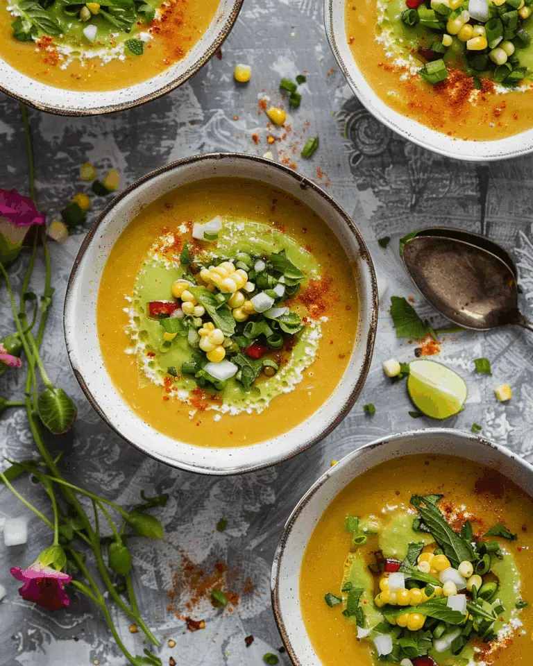 Smoked Corn Gazpacho