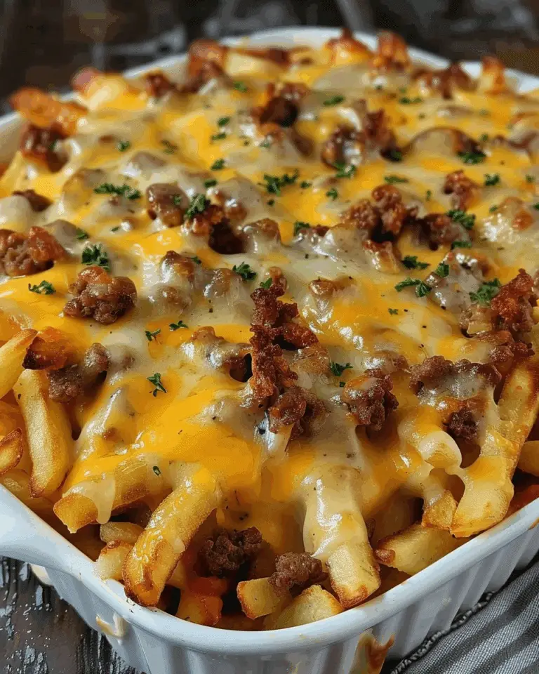 CHEESEBURGER FRENCH FRY BAKE