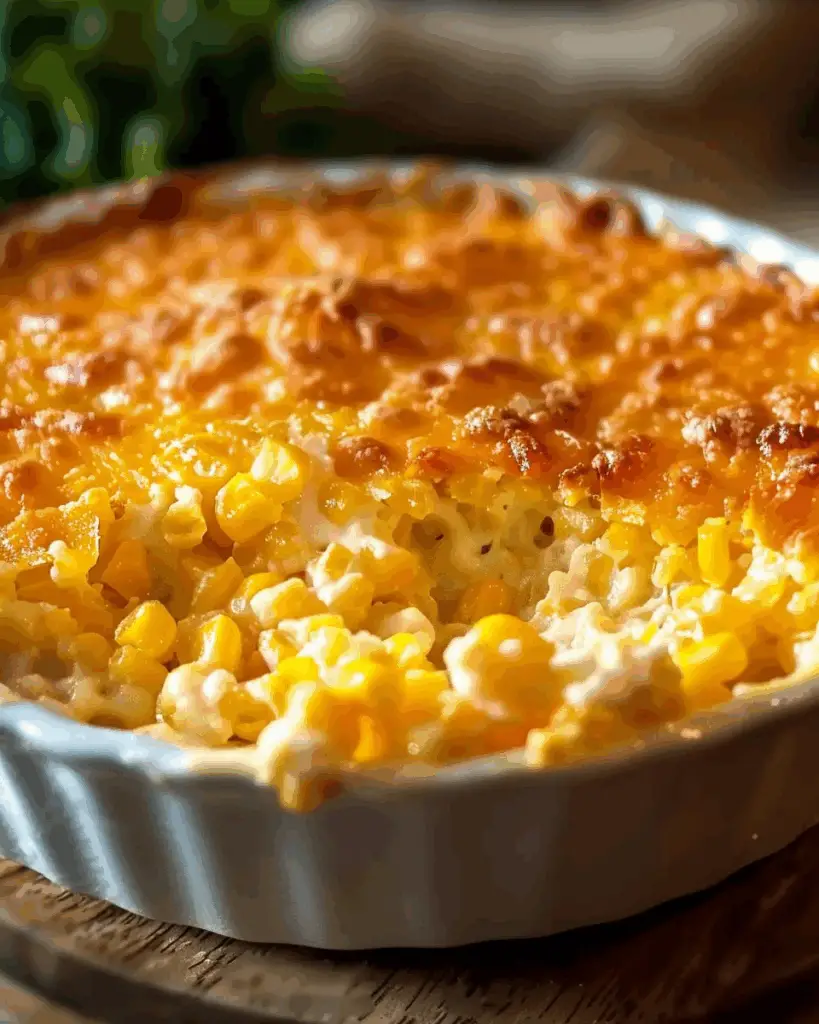 Cheesy Cream Cheese Corn Casserole