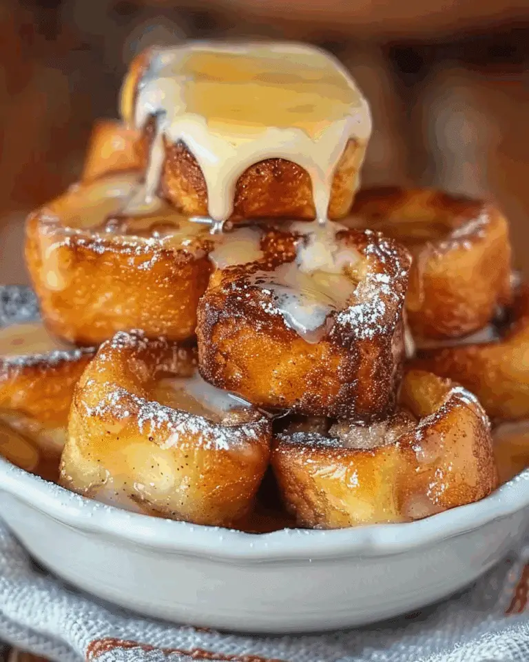 Cinnamon Roll French Toast Bites