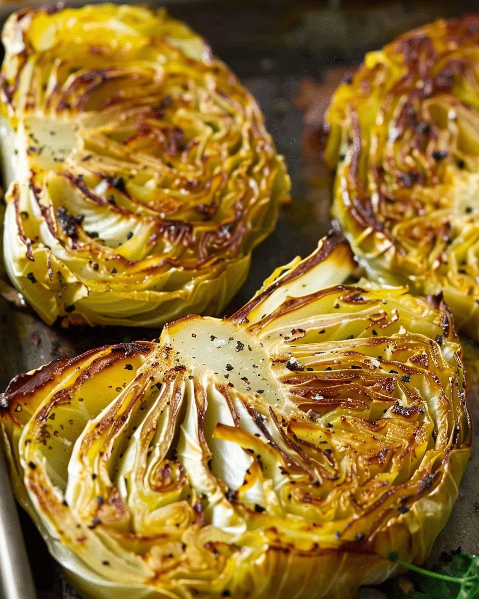 Easy Roasted Cabbage Steaks