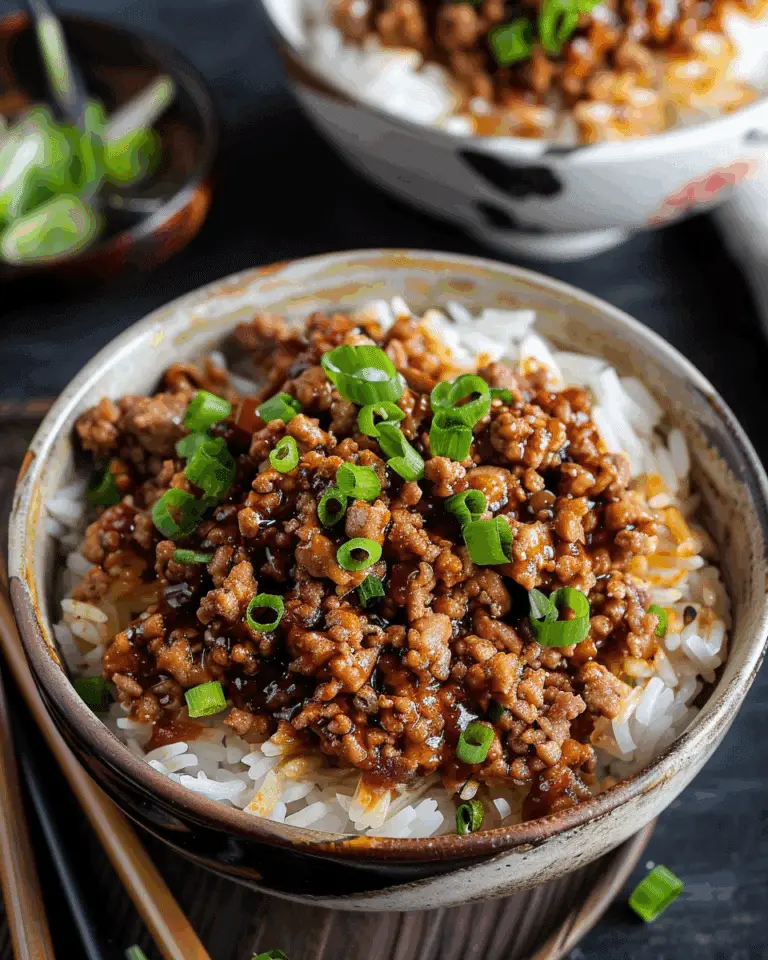 Japanese Barbecue Ground Chicken