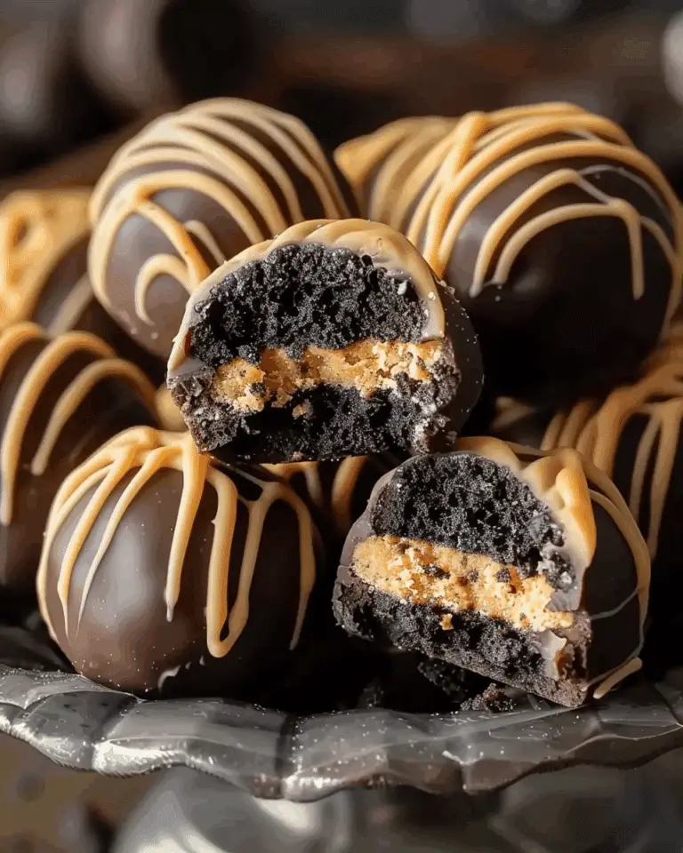 3-Ingredient Peanut Butter Oreo Cookie Balls