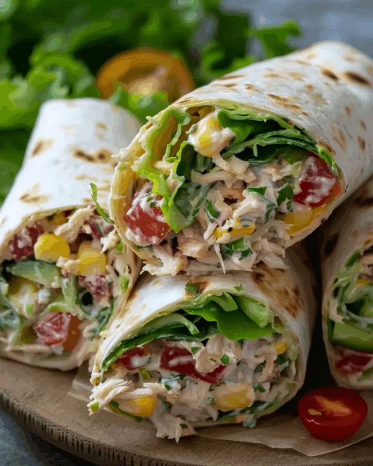 High Protein Cottage Cheese Tuna Wrap