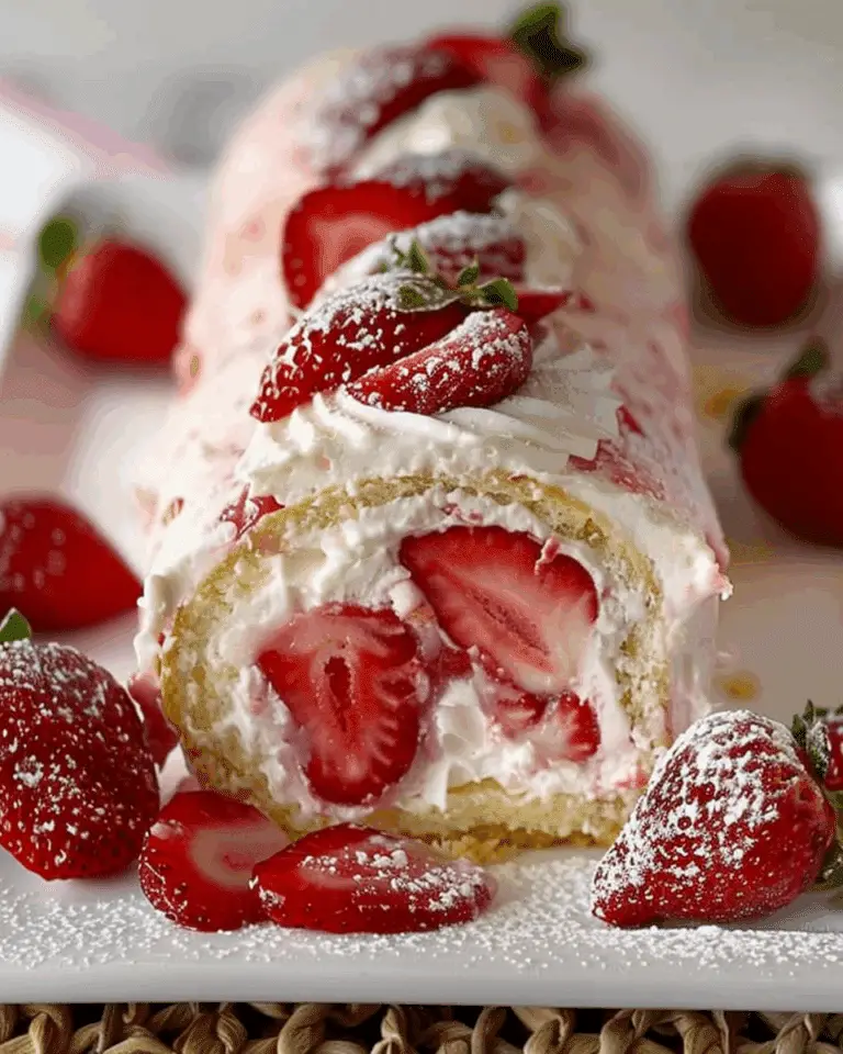 Strawberry Cheesecake Roll