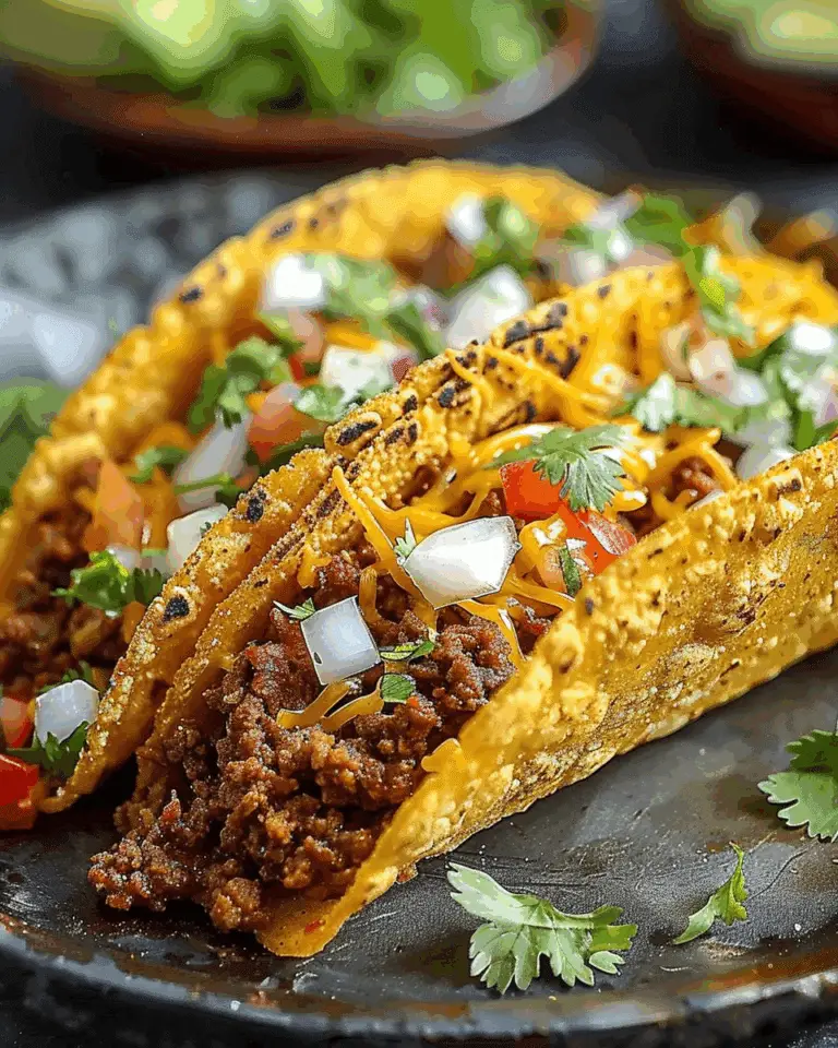 Zesty Baked Tacos with Ground Beef