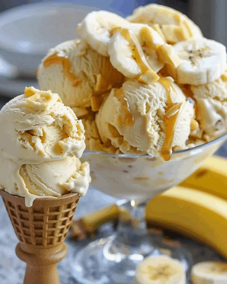 Banana Caramel Ice Cream Recipe