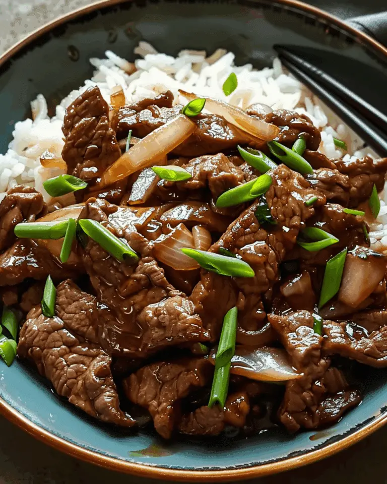 Beef and Onion Stir Fry