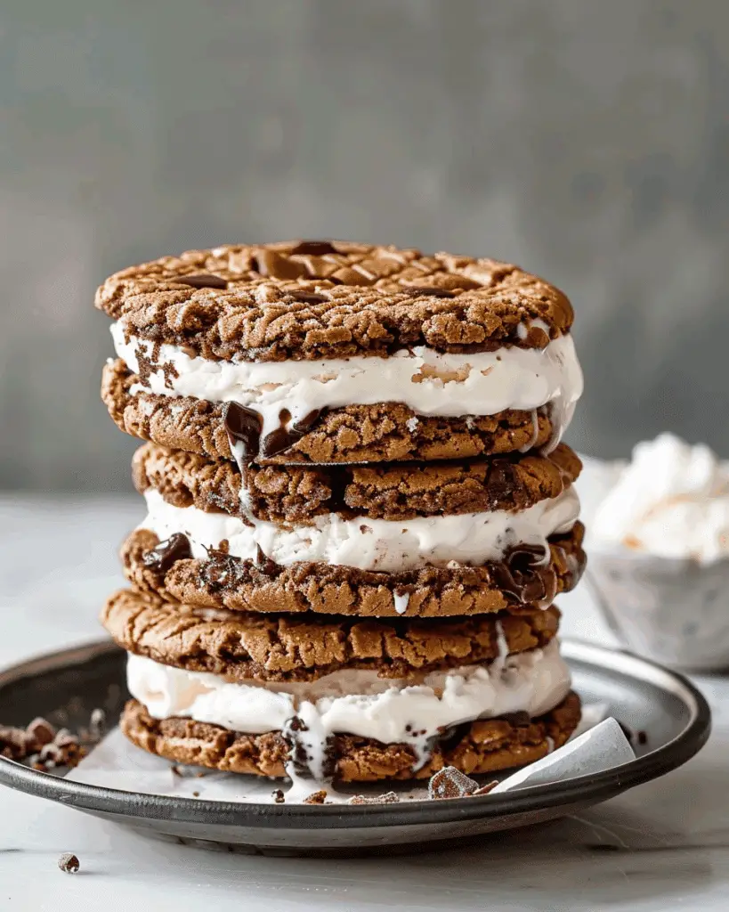 Cookie Ice Cream Sandwiches 