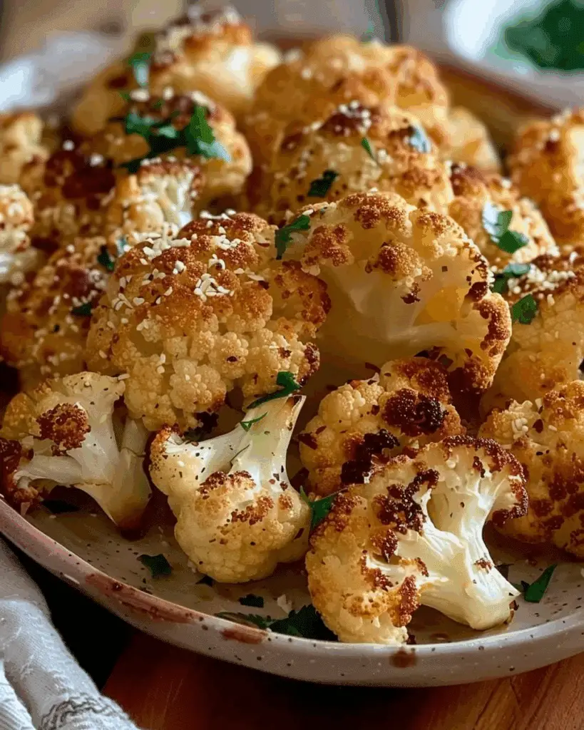Crispy Roasted Cauliflower