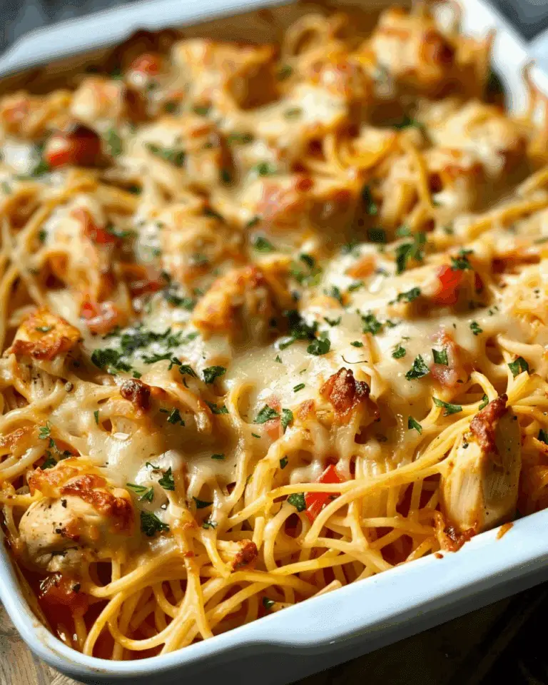 Monterey Chicken Spaghetti Casserole