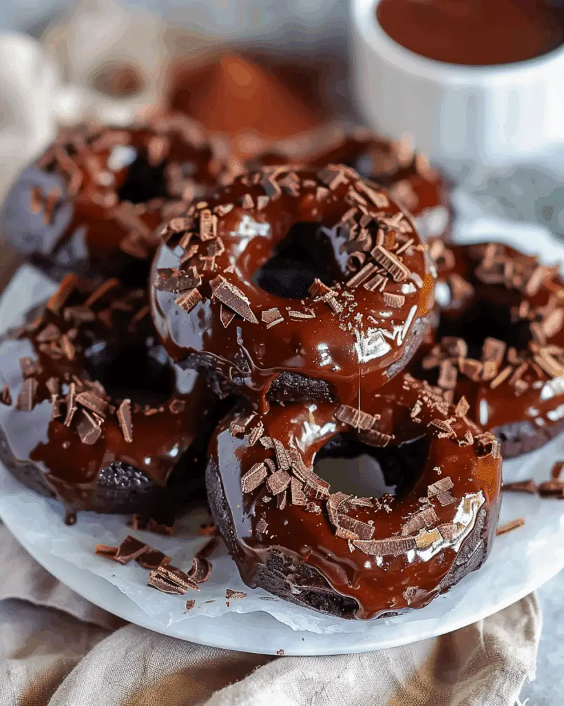Chocolate Zucchini Donuts