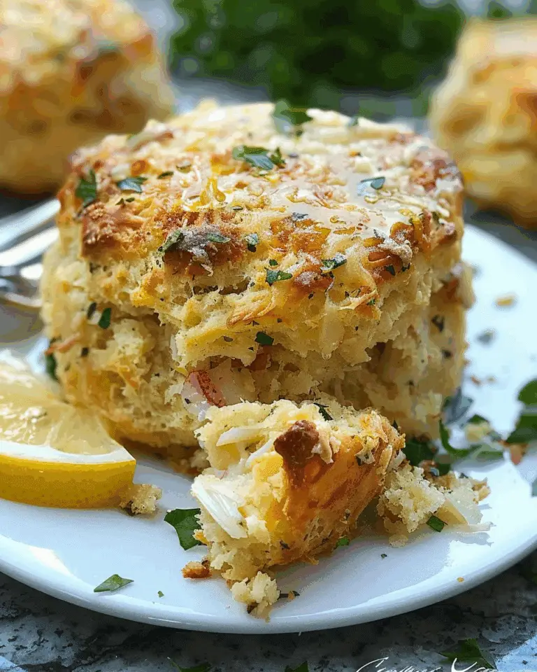 Crab Stuffed Cheddar Bay Biscuits