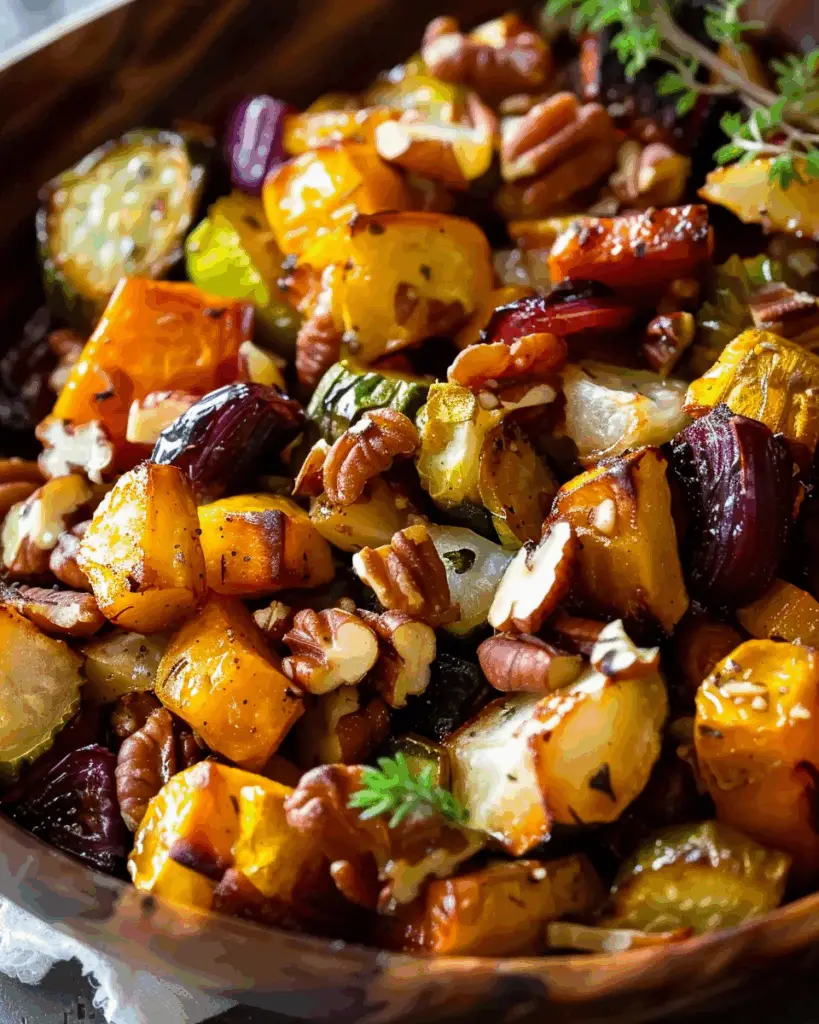 Maple Walnut Roasted Vegetables