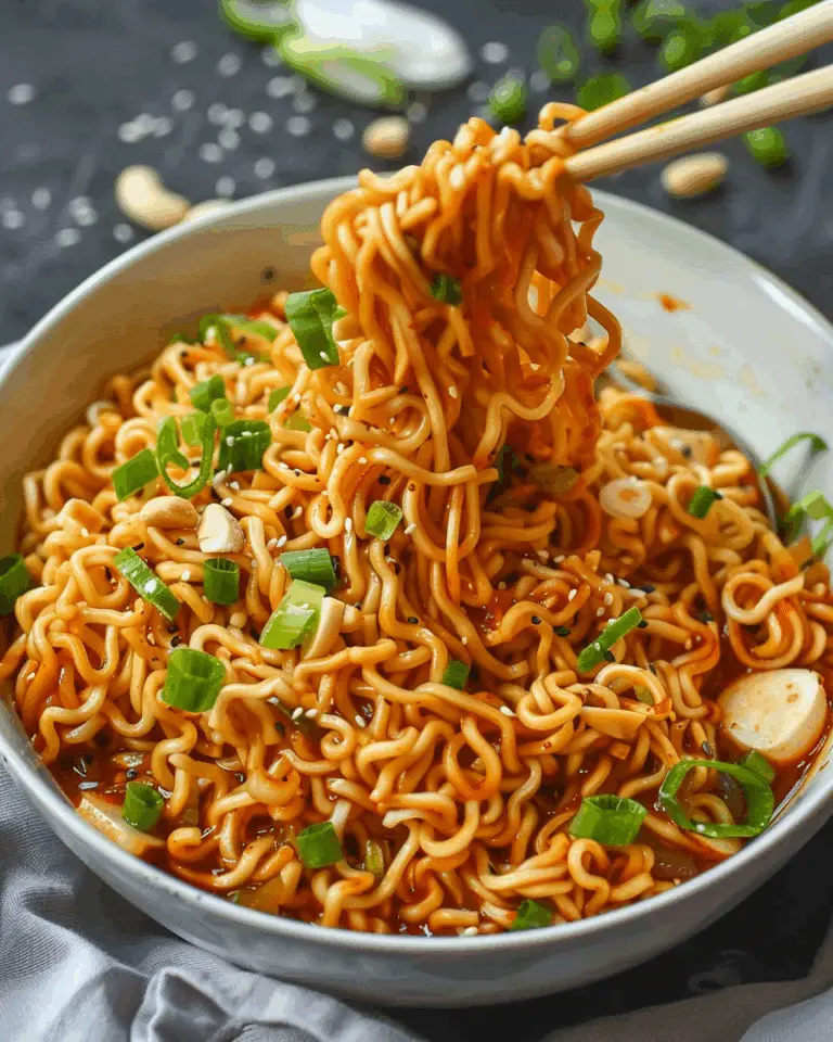 Easy Saucy Ramen Noodles (Vegan Recipe)