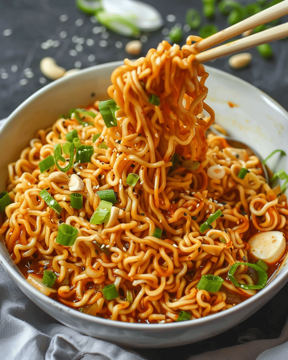 Easy Saucy Ramen Noodles (Vegan Recipe)