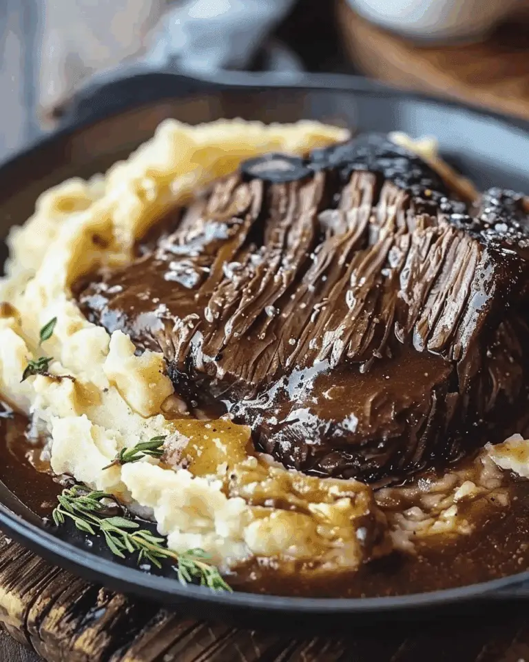 Pot Roast with Creamy Mashed Potatoes