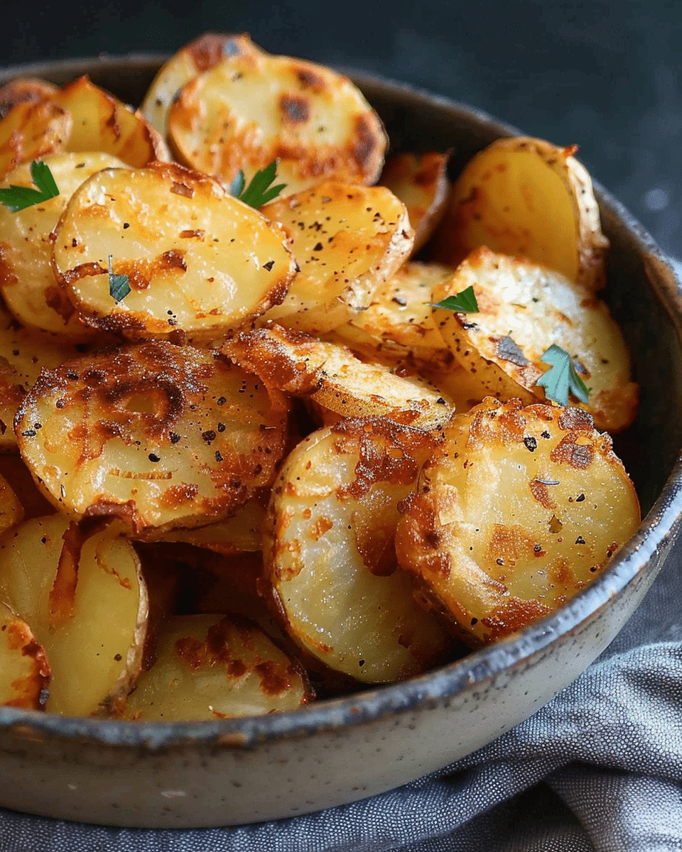 Sliced Potatoes in the Air Fryer