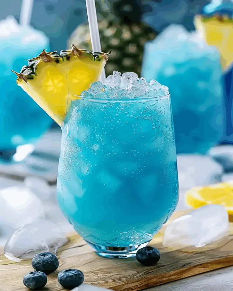 Blue Hawaiian Mocktail
