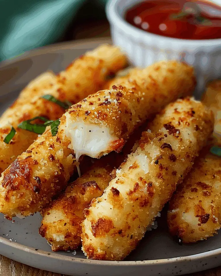 Crispy Homemade Mozzarella Sticks You’ll Crave Forever