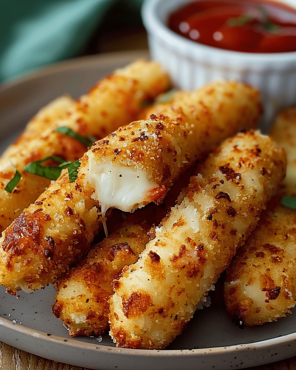 Crispy Homemade Mozzarella Sticks You’ll Crave Forever