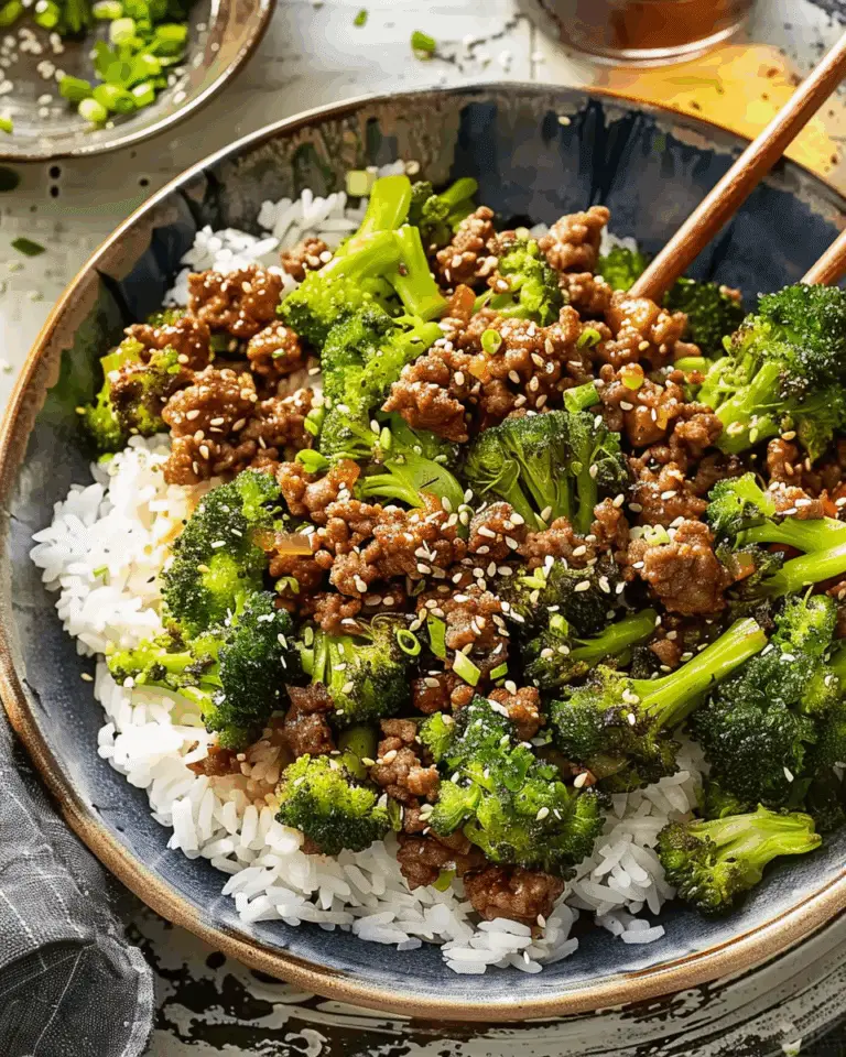 Ground Beef and Broccoli Stir Fry