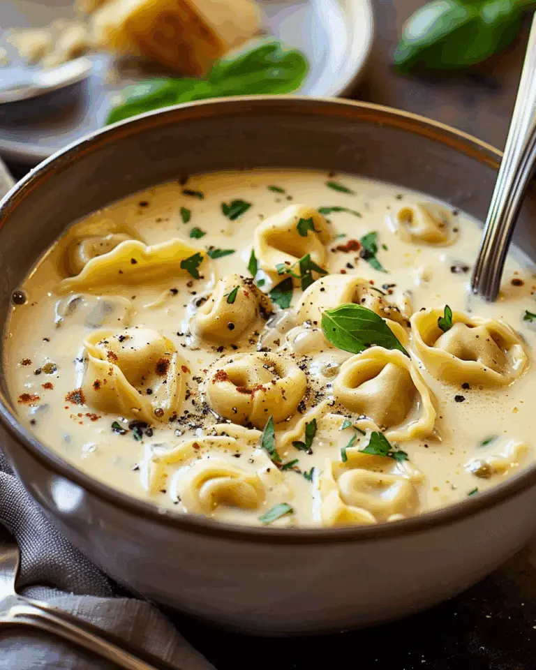 Irresistible Creamy Tortellini Soup Recipe 