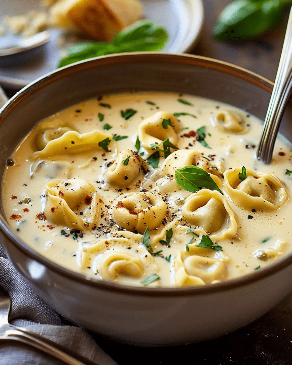 Irresistible Creamy Tortellini Soup Recipe 