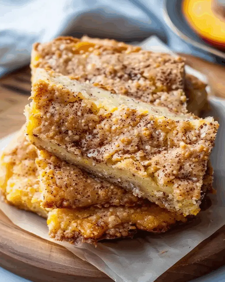 Nectarine and Almond Crumble Blondies