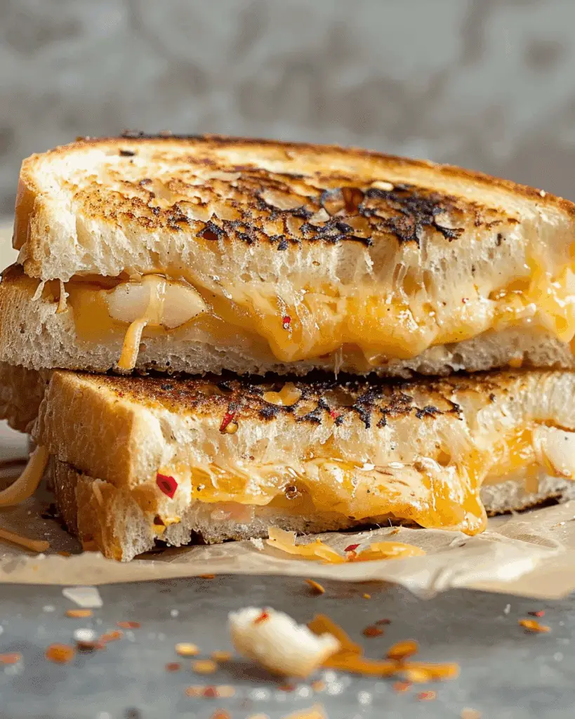 Kimchi Grilled Cheese Sandwich