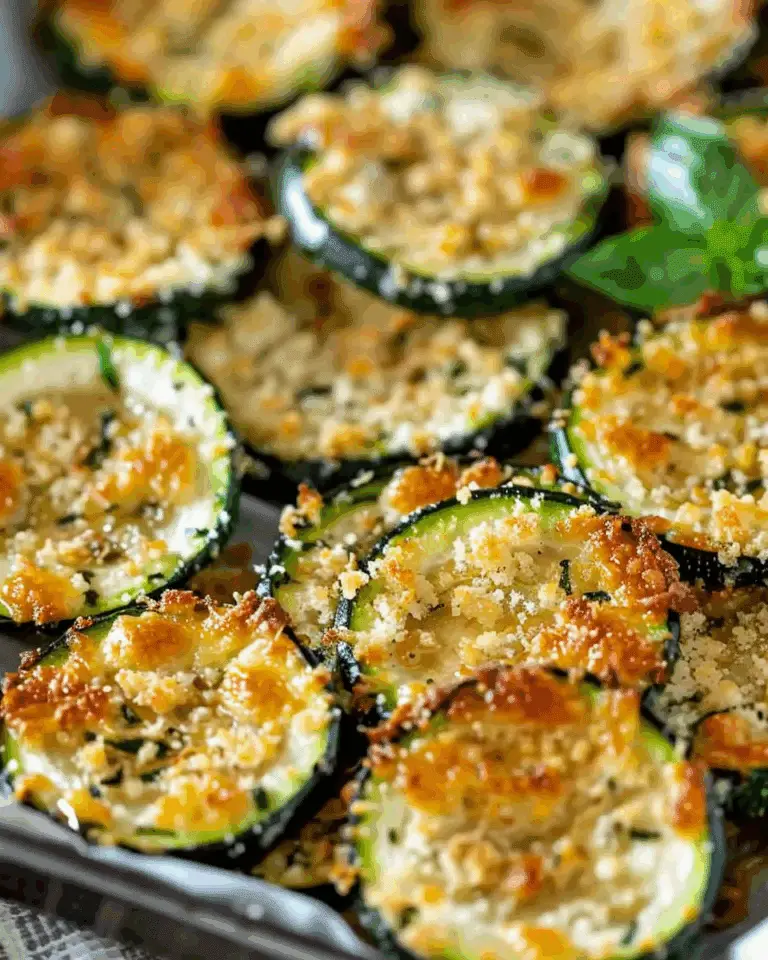 Crispy Baked Parmesan Zucchini