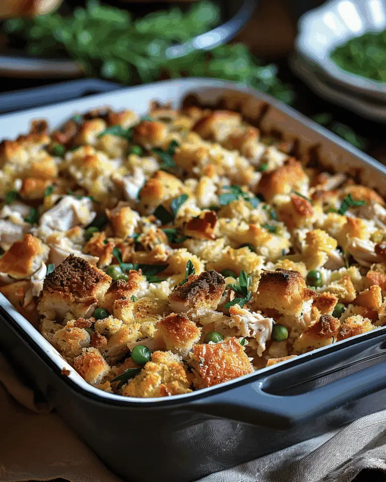 Dolly’s Chicken and Stuffing Casserole