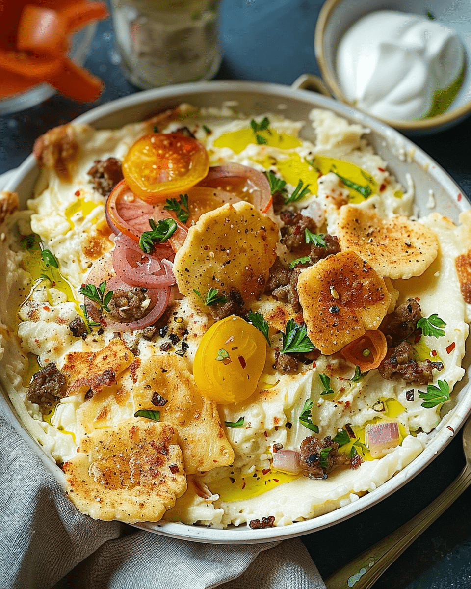 Ground Beef Hummus Bowls