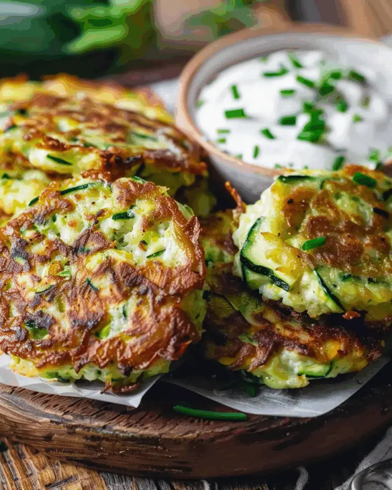 Zucchini Cottage Cheese Fritters