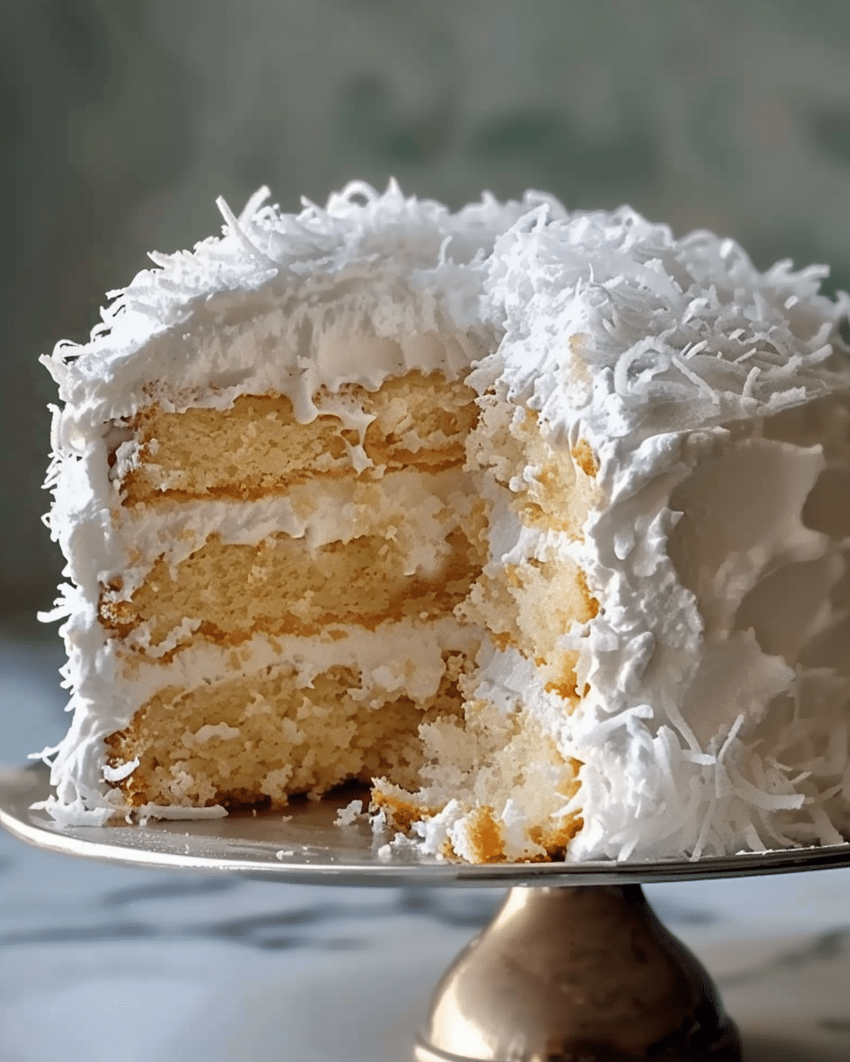 Coconut Cloud Cake