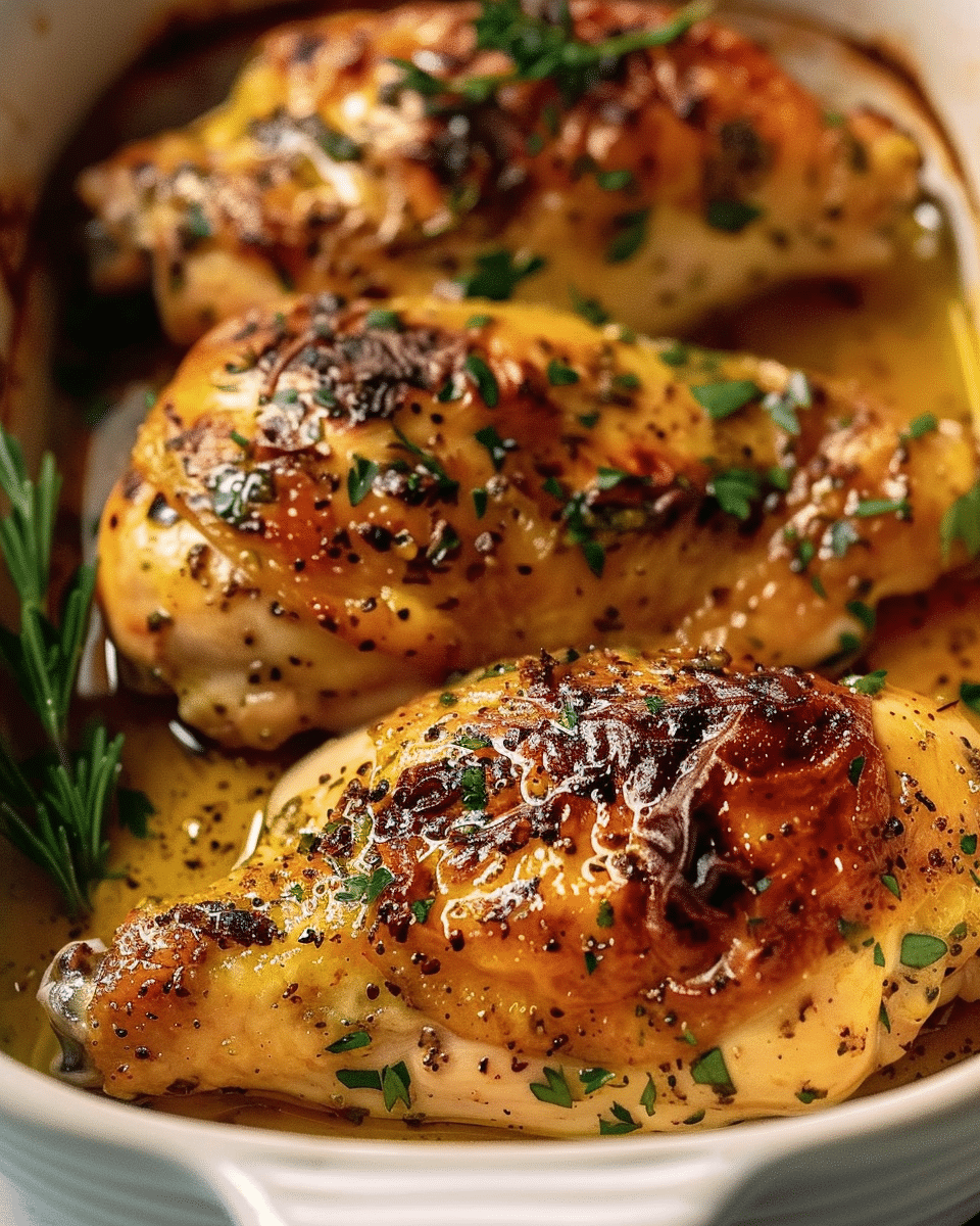 Easy Garlic Butter Baked Chicken Breast