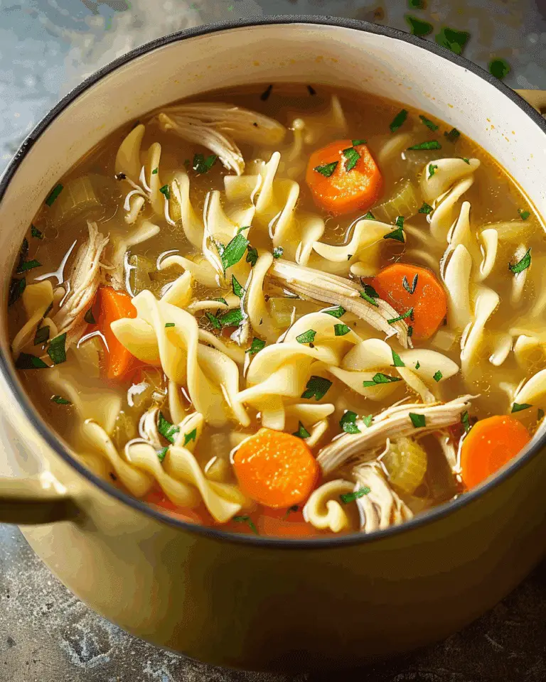 Homestyle Chicken Noodle Soup