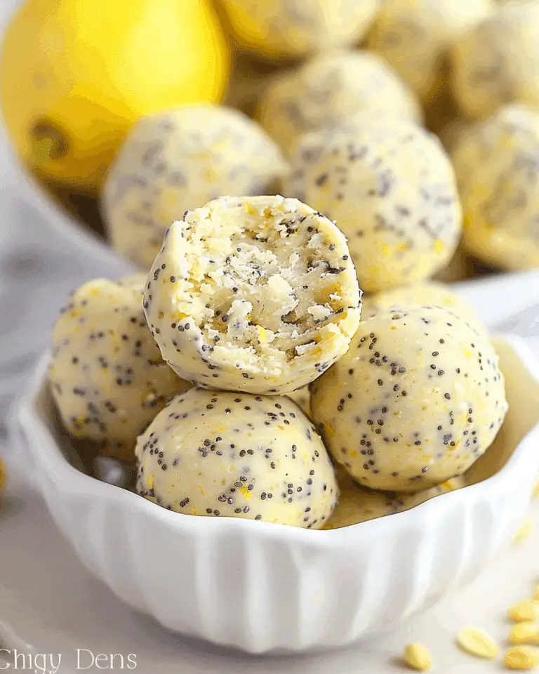 Lemon Poppy Seed Energy Bites