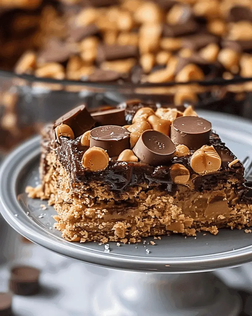 Peanut Butter Cup Nirvana Dump Cake