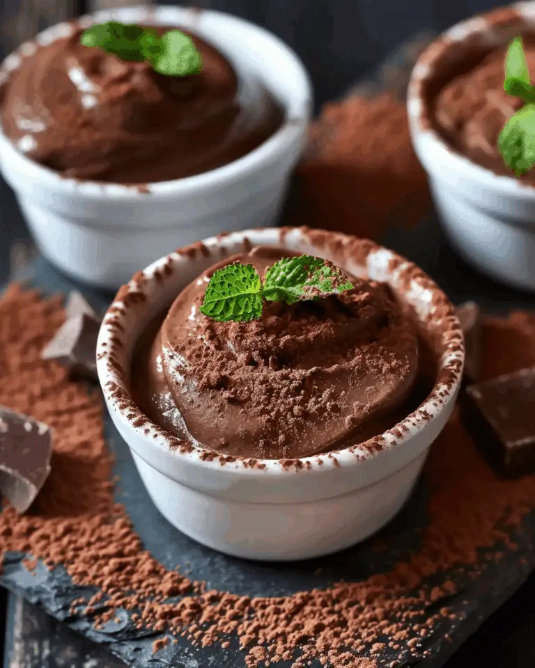 Cottage Cheese Chocolate Mousse
