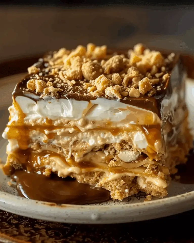 Peanut Butter Crunch Lasagna