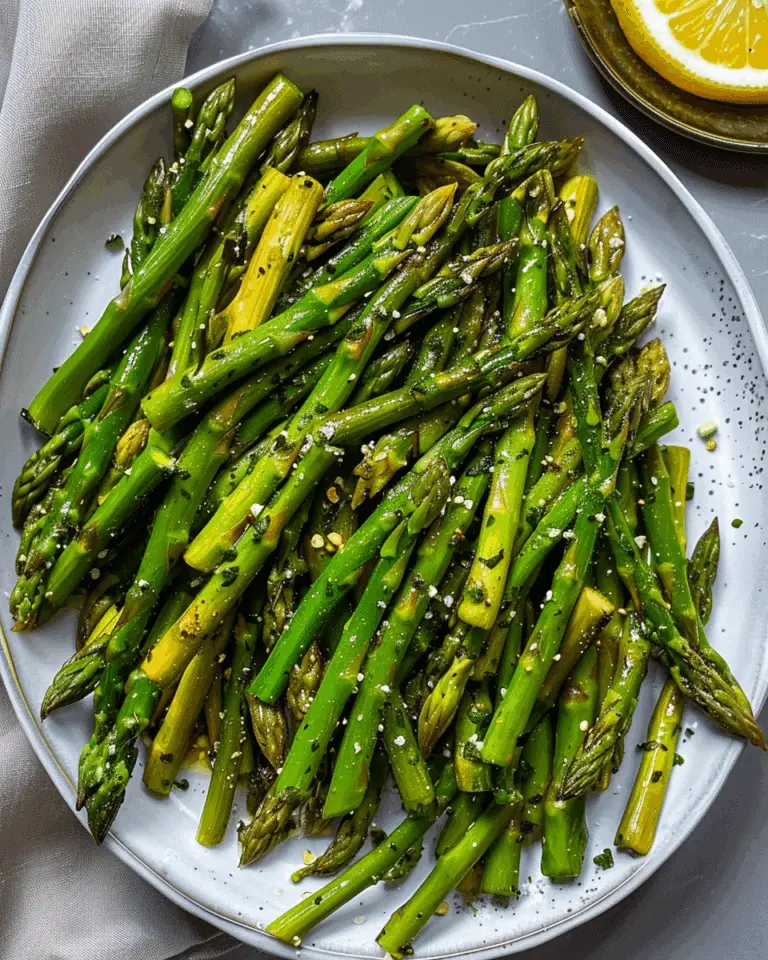 Garlic-Butter and Soy Sautéed Asparagus