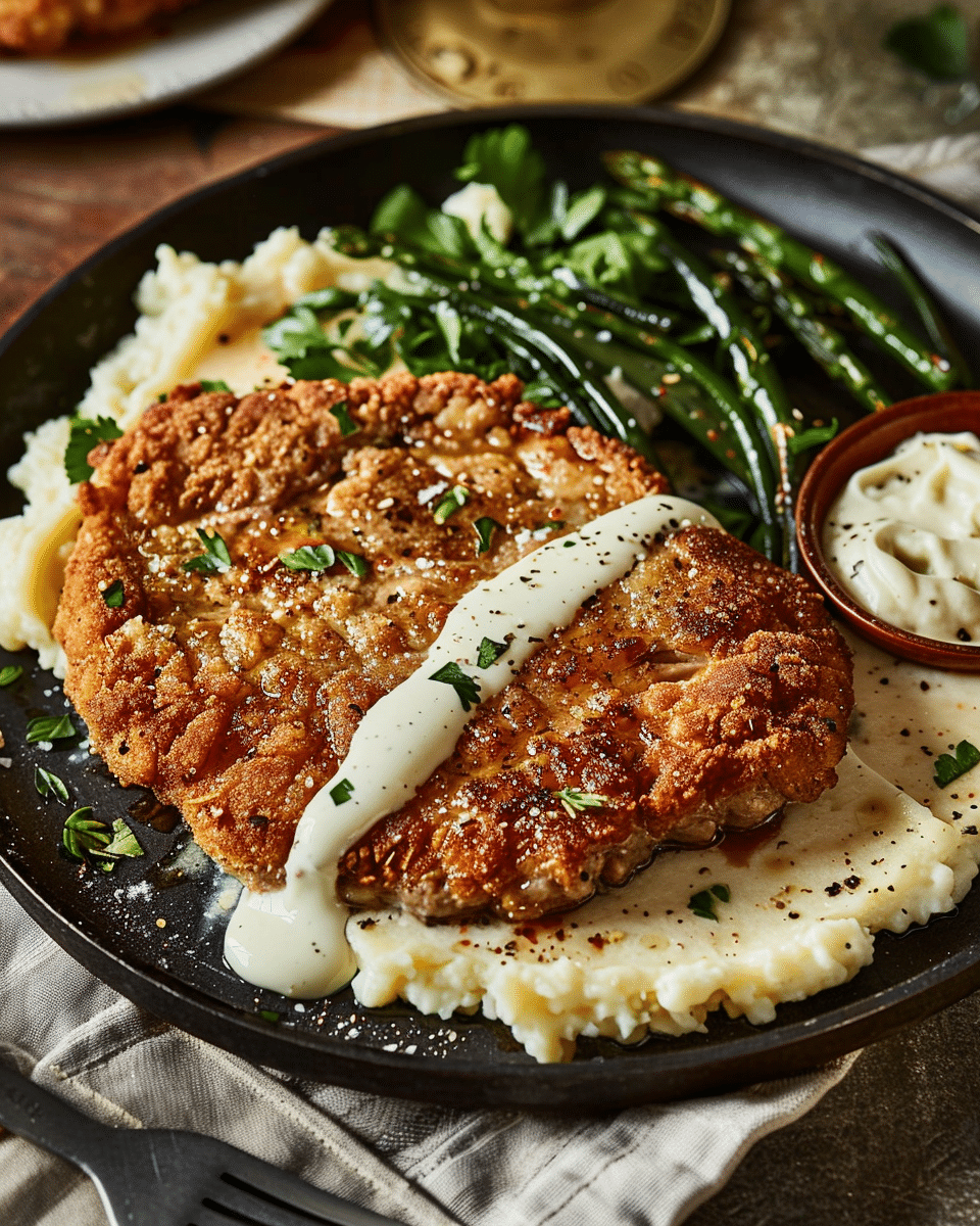 Classic Country-Fried Steaks & Gravy