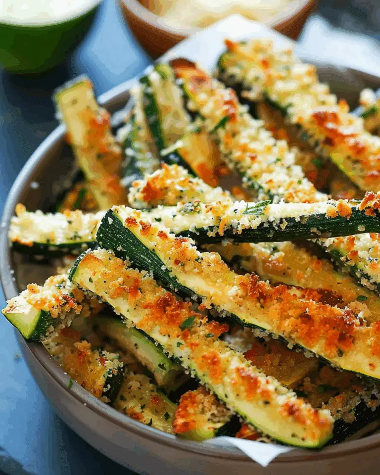 Garlic Lemon Oven Baked Zucchini