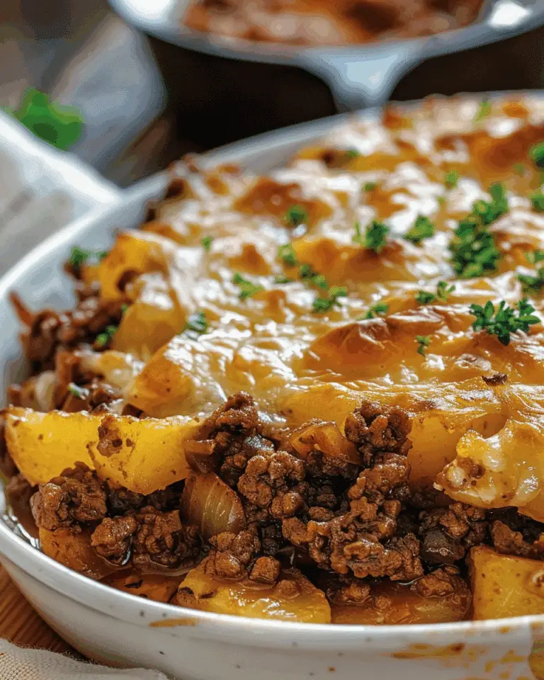 Savory Ground Beef and Potatoes Recipe